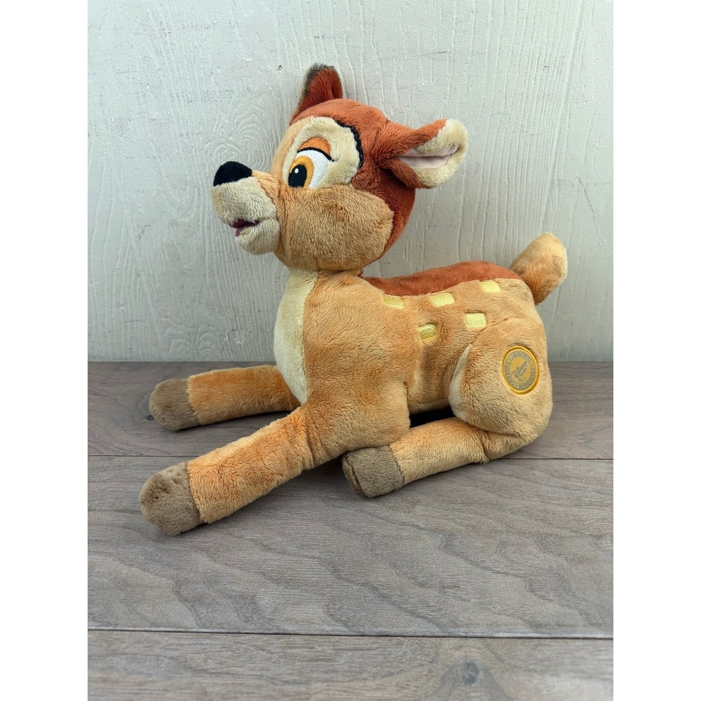 Disney Store Bambi Plush Fawn Original Authentic Yellow Spots 13in
